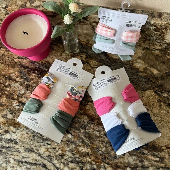 Carters and Cloud Island Baby Girl Headband Bows - Picture 3 of 6